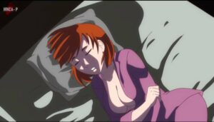 Cartoon porn monster tongue fucks sleeping redhead