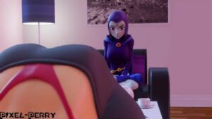 Futa Raven fuck Starfire