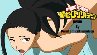 My Hero Academia Hentai Momo Yaoyorozu is fucked by deku